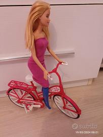 Bicicletta Barbie + Barbie 