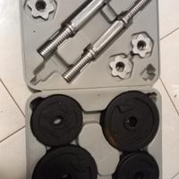 Set Manubri Domyos 20kg – Kit Pesi con Valigetta