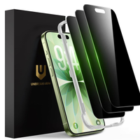 3 pellicole vetro privacy per iphone 17 , anti spy
