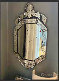 PREGIATISSIMAspecchieraVENEZIANAdiMURANOprimi900