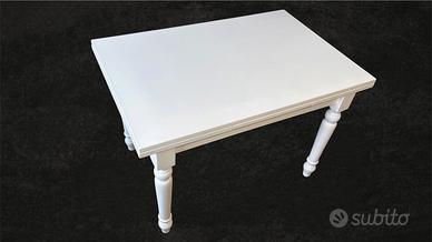 Tavolo Allungabile Bianco + 6 Sedie