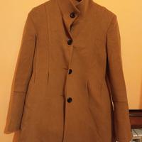 giacca in cashmere caramello