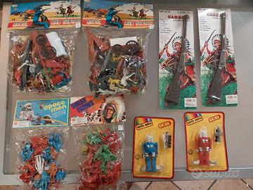 soldatini,  fucili giocattolo, robot Giodi anni 80