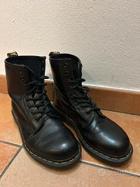 Dr Martens 1460 BOOT - black stivaletti stringati
