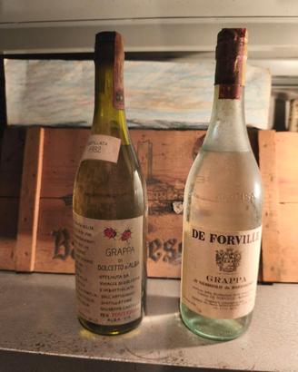 Grappa vintage 1982 +  grappa Barbaresco distiller