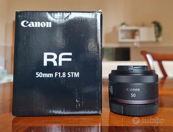 obiettivo Canon RF 50mm f 1.8