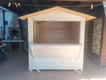 casetta in legno chiosco