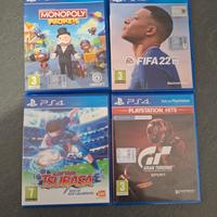 giochi PS4: FIFA 22, Gran Turismo Sport, Captain T