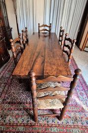 Tavolo frattino noce