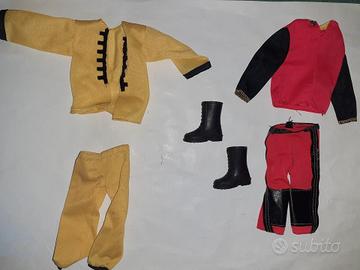 2 Outfit Big Jim Motocross+kung fu/karate