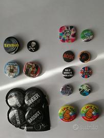 Spille, anello, fermacapelli teschio rock