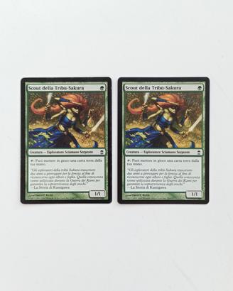 2 x "Scout della Tribù-Sakura" ITA #144 MTG NM 