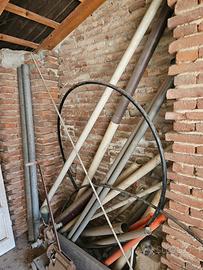 tubi pvc plastica acqua  canali
