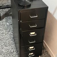 Cassettiera ufficio in acciaio Ikea Helmer