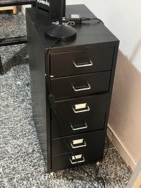 Cassettiera ufficio in acciaio Ikea Helmer
