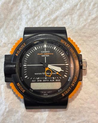 Orologio vintage Anni 80 Casio Alti-Depth Meter 