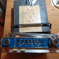 autoradio vintage Sony e TV irradio 