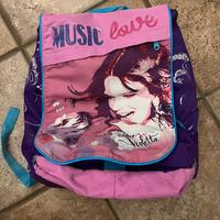 Zaino scuola violetta disney