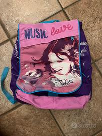 Zaino scuola violetta disney