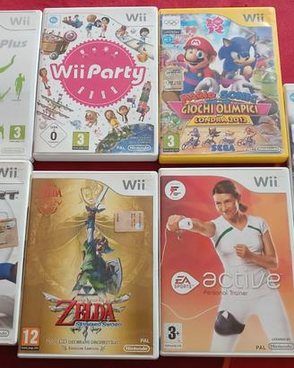 Set 8 Giochi  Wii