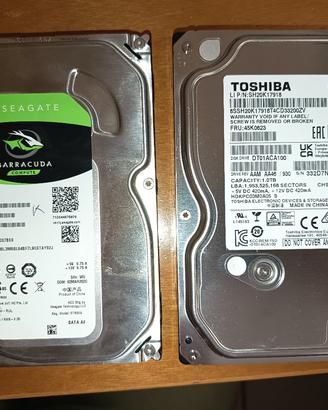 coppia di hard disk sata da 1TB