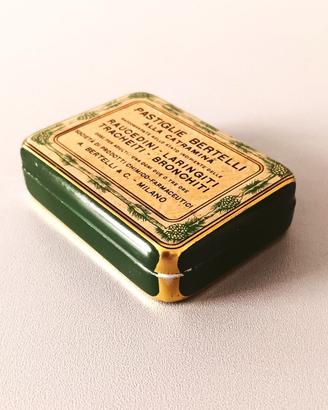 Storica Scatola di latta Pastiglie Bertell