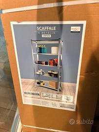 Scaffale zincato
