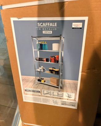 Scaffale zincato