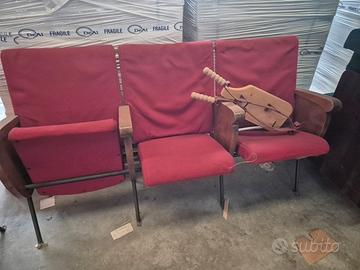 sedie cinema legno design