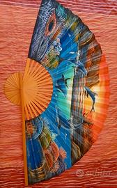 Ventaglio Gigante da Parete (150x90 cm) - Dipinto 