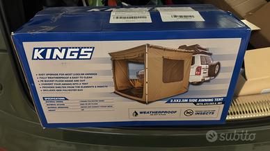 Box/tenda laterale Kings Adventures