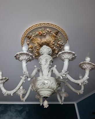 lampadario Capodimonte
