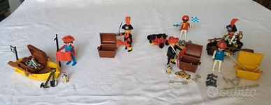 Playmobil vintage lotto 3 set 'pirati'anni ’70–’80