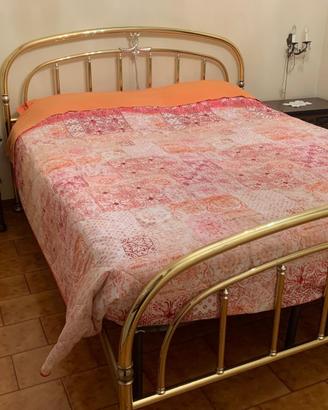 letto matrimoniale in ottone