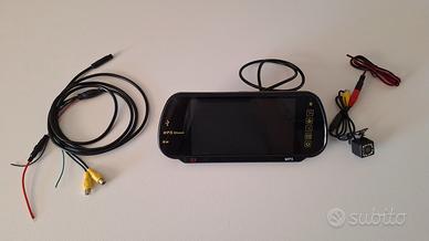 specchietto retrovisore con monitor 