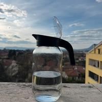 Caraffa C:art in vetro 1.5L nuova