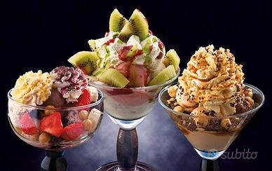 Bar gelateria con dehor estivo