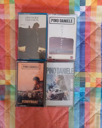 Pino Daniele - Lotto di 4 musicassette vintage