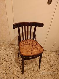 sedie  thonet in paglia di Vienna!