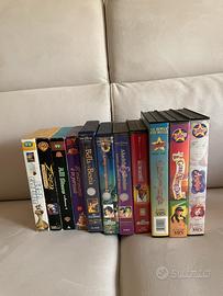 Lotto Videocassette VHS Cartoni Disney Warner Bros
