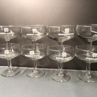 Bicchieri pubblicitari ROSSO ANTICO vintage