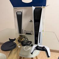 Playstation 5 + controller + gioco e scatola