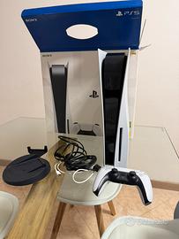 Playstation 5 + controller + gioco e scatola