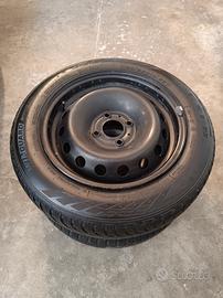 2 Cerchi Renault 14" + 2 Pneumatici 4 Stagioni 