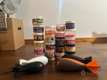 Carpfishing pop ups e wafters boiles miste