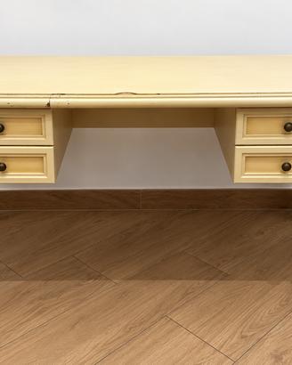 Scrivania vintage in legno avorio – 4 casse