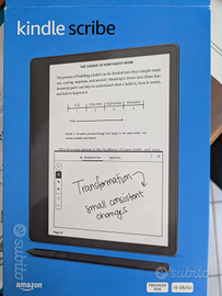 Kindle scribe 2022 con penna premium e cover