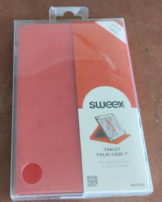 Custodia universale tablet 7 pollici rossa NUOVA