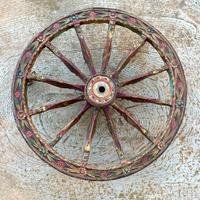 Ruota di carretto siciliano antica metà ‘900