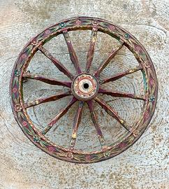 Ruota di carretto siciliano antica metà ‘900